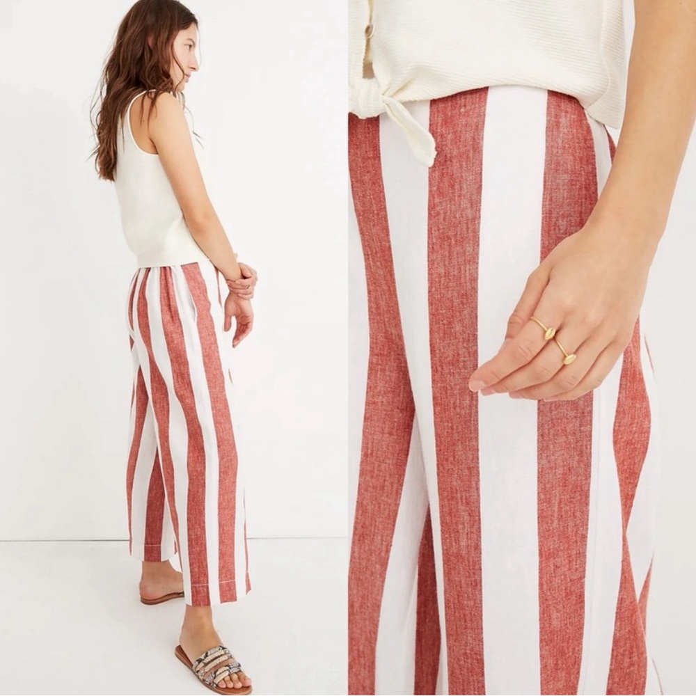 Madewell Huston Striped pull-on pants